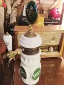 嘉士伯 Carlsberg 早期 生啤酒 BEER 酒柱 酒吧 收藏 陶瓷 裝飾