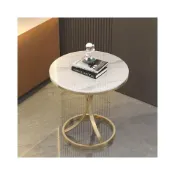 (店+)輕奢沙發邊幾小茶几岩板小桌子客廳床邊桌網紅簡約陽臺喝茶小圓桌