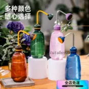🔥高品質🔥奇花擠壓式長嘴透明噴壺塑料高檔澆花盆栽灑水器