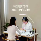 東升精品館 2024新款專業美甲桌燈工作桌面寫作業護眼美容照明補光燈拍攝落地