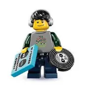 [快樂高手附發票] 樂高 LEGO 8833 8代 12 絕版 人偶 DJ高手