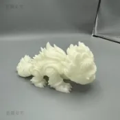 🌈家居必備🌈3d列印玩具醒獅潮風版萌仿古爆款舞獅擺件仿真兒童創意手辦3B89