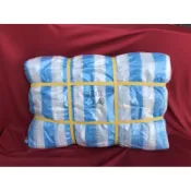 (含稅付發票)藍白帆布 40*40台尺 防水帆布 遮雨帆布 塑膠布 四角打孔 台灣製 優惠價1600元