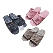 (店+)佳冠居家~海馬浴室拖鞋 台灣製造外銷日本 素色排水拖鞋 一體成型PVC防滑排水拖鞋 塑膠拖鞋 快乾防滑止滑拖鞋