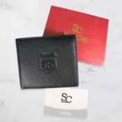 【百利市購物中心】聖克萊巴黎Saint Clair 荔紋牛皮附中頁短夾 Z5804-1