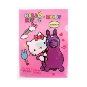 【福利品出清】三麗鷗 Hello Kitty 凱蒂貓 L文件夾 資料夾 收納【金玉堂文具】