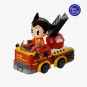 玩具研究中心 現貨  拼奇 原子小金剛 Fantastic Car 消防車 收藏積木(86210)