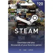 美國 Steam 儲值卡 Steam Gift Card ($20)