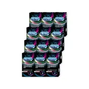 【Durex 杜蕾斯】雙悅愛潮裝衛生套12盒(共144入 保險套/衛生套/安全套/避孕套/避孕/大尺寸/持久/顆粒)