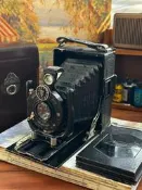 【千代】福倫達Voigtlander  Vag 幹板皮腔折疊相機 Camera Skopar10.5 cm 4
