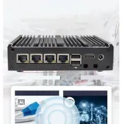 【促銷 免運】迷你主機 J4125小主機四口2.5G軟路由I226網口mini靜音pc一體機all in one  促銷
