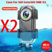 ♞,♘,♙Insta360 ONE X2 防水殼 40M 外殼蓋相機配件保護潛水殼