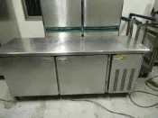 半凍藏六尺工作台冰箱(電壓:110V.長*寬*高:182*61*79cm)☆汐止☆創業財積店☆二手中古餐飲設備買賣