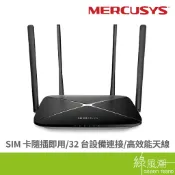 Mercusys 水星 MB115-4G 300 Mbps 無線 4G LTE路由器 綠風潮
