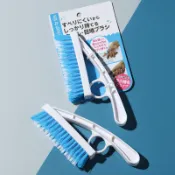 大賀屋 日本 縫隙刷 地縫刷 V型浴室刷 洗牆刷 磁磚刷 V型縫隙刷 刷牆神器 浴室清潔刷 地板刷 C00010625