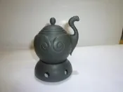 【壺櫃】早期台灣精品/台灣陶藝名家鄧丁壽老師早期製綠泥古逸壺