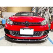 現貨 福斯VW GOLF 5 6 POLO 競速版 消光黑 前下巴 前鏟 前定風翼 前擾流板 下擾流板 保險桿 改裝下巴