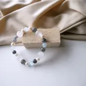 海藍寶/堇青石/粉晶/灰藍兔毛/天然珍珠-強化溝通好人緣療癒