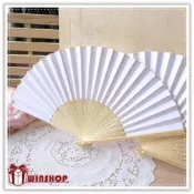 【winshop】B2141 空白摺疊扇 DIY彩繪扇子 中國風復古扇 美勞道具 塗鴉空白扇 手搖扇涼扇 贈品禮品