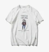 FINDSENSE服飾 FINDSENSE MD 日系 潮 男 時尚 簡約休閒背包男印花 短袖T恤 特色短T 學生T恤