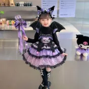 庫洛米裙子女童春洋裝兒童蘿莉塔迪士尼公主裙蓬蓬裙女孩衣服4.15