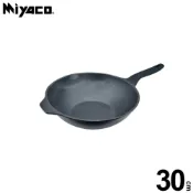 【全聯線上購】【米雅可 Miyaco】礦岩鑄造不沾炒鍋30cm(無蓋)(1入)