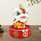 【命運好好玩】萌寶吞金獸擺件(富貴紅)