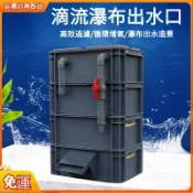 思樂小舖 魚缸瀑布過濾器 出水口造景流水流水口魚池水循環系統 周轉箱 過濾箱
