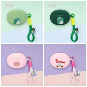 適用於 Oppo enco air 5 保護套矽膠耳機軟殼可愛卡通耳機保護套保護套防震耳機保護套帶環