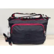 Kipling 新花色、玫瑰金深紫色休閒大斜背包(現貨）