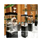 (店+)博物館展櫃古董陳列櫃紀念館展示櫃陶瓷玻璃展示櫃烤漆獨立櫃定製