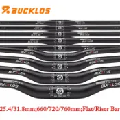 BUCKLOS 25.4/31.8mm 登山車把手 碳纖維自行車把 平面/抬把