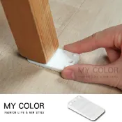 Mycolor 桌椅腳墊 可疊加 增高墊 ABS 抗壓 水平墊 門擋 門塞 多功能 家具墊 衣櫃 縫隙塞 桌椅 噪音 防護 降噪 耐磨 防滑 消音 傢俱 地板 桌椅腳墊(3入) ♚MY COLOR♚【K124】