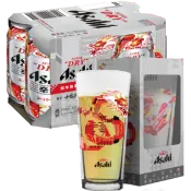 【宸瀧煙酒量販】朝日 Asahi Super Dry龍年像素限定版 350ML*6入