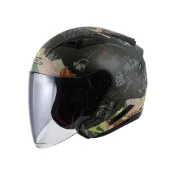 (店+)【SOL】SO-7E開放式安全帽 探險者_消光綠/棕｜SOL安全帽官方商城