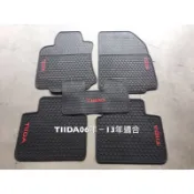 ～綠茶～NISSAN 裕隆 TIIDA 橡膠防水腳踏墊 SENTRA X-TRAIL 橡膠腳踏墊 耐磨 蜂巢式 橡膠踏墊
