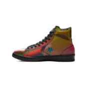 (店+)【CONVERSE】170494C Cons Pro Leather 合成革 High Top 防滑輕便透氣 高幫 板鞋 男女同款 墨綠紅