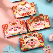 【品屋】 卡通紅包袋 2026年新年紅包 立體錢袋 卡通可愛兒童 個性創意春節紅包袋 過年 寶寶生日紅包