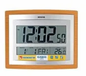 【馳行潮品館】CASIO CLOCK卡西歐數位液晶座掛兩用液晶顯示年.月.日.溫度掛鐘ID-15S-5