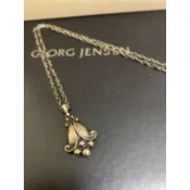 Georg Jensen喬治傑生GJ 1993 丹麥製 首刻銀石年度項鍊
