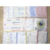 日單 《At/Moomin/下午茶/姆明/小美/動物/馬車/貓咪/聯名款》雙層紗布 紗布 方巾 手帕 小方巾 純棉