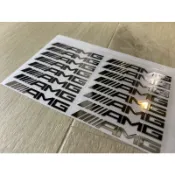 ［老雷］ 賓士 benz AMG 內飾 貼紙 裝飾 改裝 車貼 隨意貼 金屬 標貼 車標 車飾品 車內 小標 標誌 貼