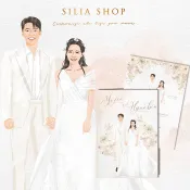 客製化 水彩一般畫風 適用 喜帖 結婚書約 手繪 婚禮 似顏繪 書約 結婚證書 結婚 謝卡 婚禮小物 喜餅卡 同性書約