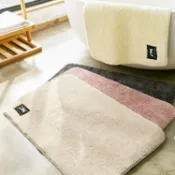 全球選品1館 生活百貨 衛生間地墊家用浴室吸水腳墊廁所門口門墊防滑墊客廳地毯衛浴床邊