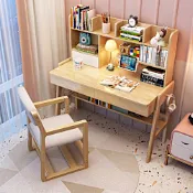 Happylife 實木升降簡約書架書桌 100公分 Y12067
