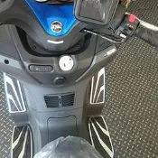 sym三陽 GTS300I 不銹鋼 防滑金屬造型腳踏  [獨家客製精品]