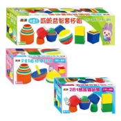 媽媽買MAMAMAI 媽媽買 感統益智套杯 幼福文化 感統玩具 幼兒疊杯 感統訓練教具 邏輯思維玩具 幼兒分類玩具 疊杯組