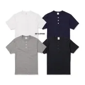 United Athle 5004 日本 UA 亨利領 素T 5.6oz 短T 鈕扣 耐穿 黑 白 灰 深藍 DOT聚點