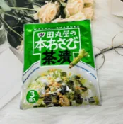 日韓小潼 日本 田丸屋本店 本山葵茶漬 3小袋入 茶泡飯 芥末茶漬 山葵漬｜全店$299 全家取貨免運｜滿額折500｜APP下單最高賺19%點數⚡