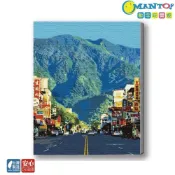 (店+)【Manto】洄瀾山景-台灣製DIY數字油畫 | 經典大尺寸40x50cm